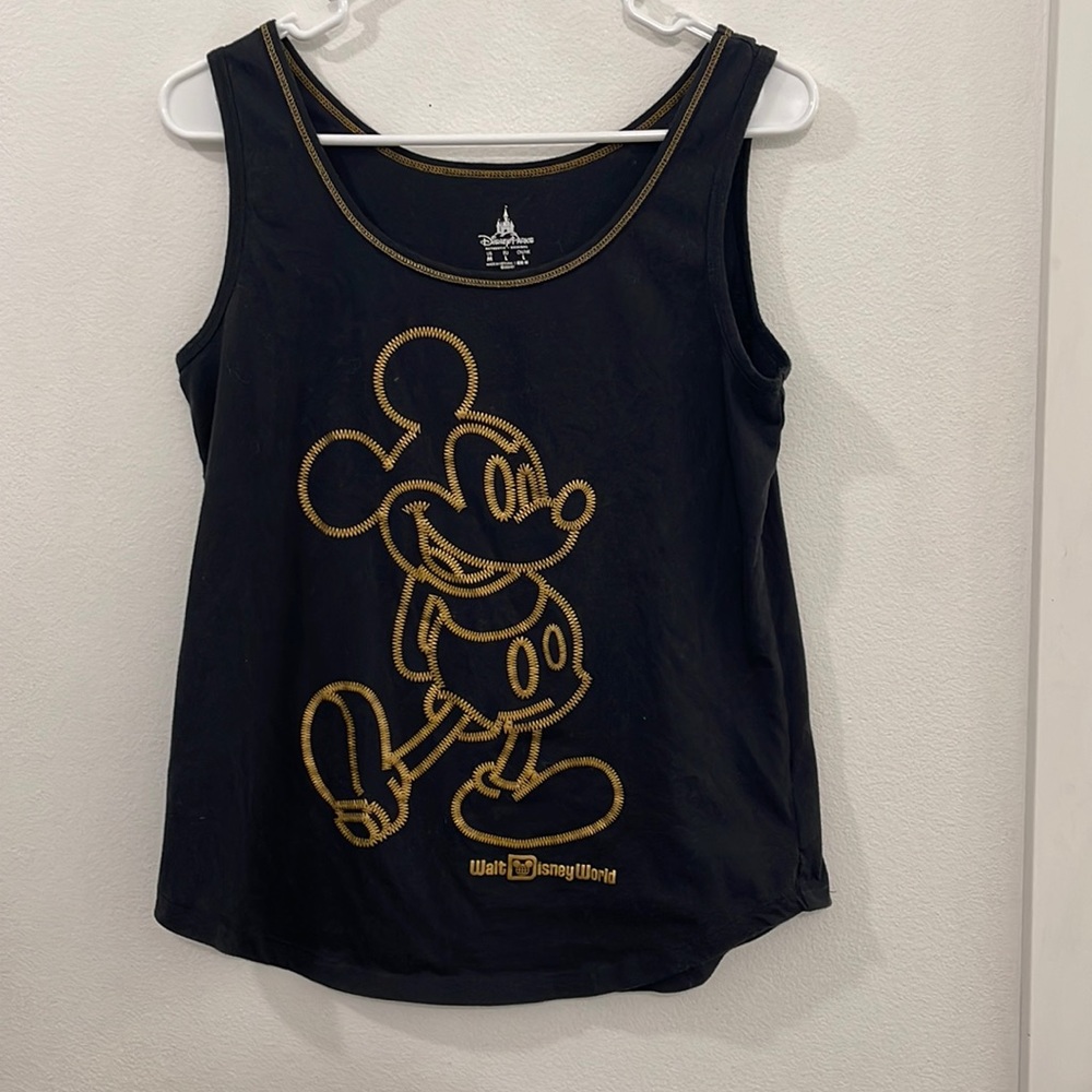 Black Walt Disney World Mickey Tank Top